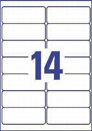 Avery J8163-10 &eacute;tiquettes adresse ft 99,1 x 38,1 mm, 140 &eacute;tiquettes blanc