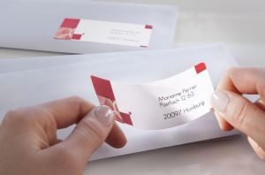 Avery J8651-10 &eacute;tiquettes mini ft 38,1 x 21,2 mm (b x h), 650 &eacute;tiquettes, blanc