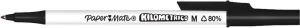 Paper Mate balpen Kilometrico, medium, doos van 50 stuks, zwart