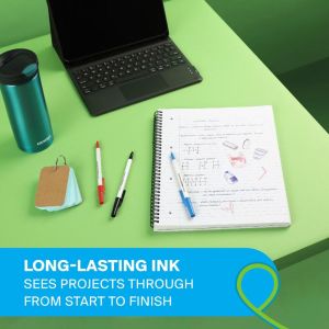 Paper Mate balpen Kilometrico, medium, doos van 50 stuks, zwart