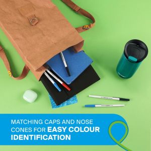 Paper Mate balpen Kilometrico, medium, doos van 50 stuks, zwart