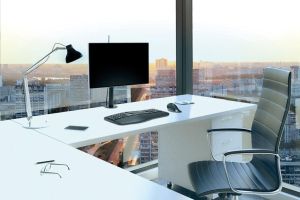 Kensington SmartFit monitorarm, enkel, zwart