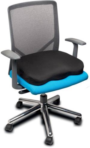 Kensington coussin ergonomique en Memory Foam, noir