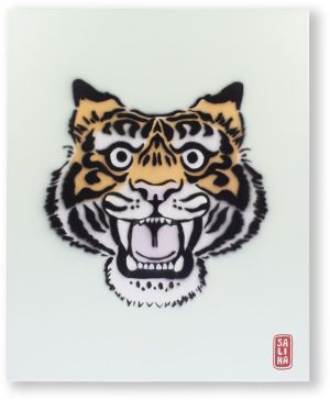 Kangaro bespannen spieraam, ft 30 x 30 cm