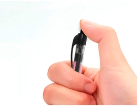 Q-CONNECT balpen, retractable, 0,7 mm, medium punt, zwart