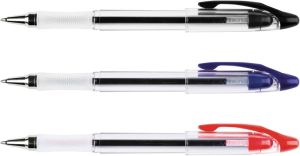 Q-CONNECT Delta balpen, 0,4 mm, medium rood