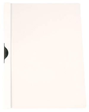 Q-CONNECT Klemmap metalenclip A4 30 vel Transparant wit