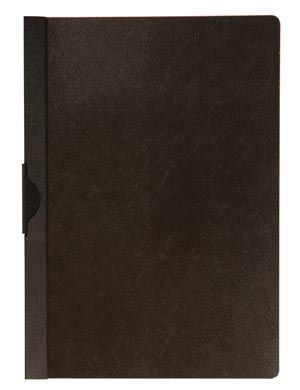 Q-CONNECT Klemmap metalenclip A4 60 vel Transparant zwart