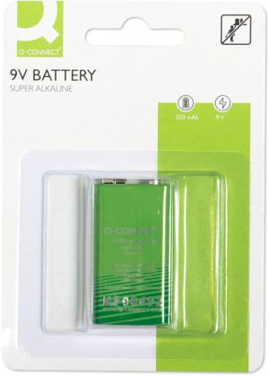 Q-CONNECT batterij, alkaline, E, 9V