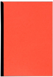 Q-CONNECT couvert A4 grain cuir 250 grammes 100 pi&egrave;ces rouge