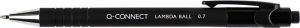 Q-CONNECT balpen Lambda, 0,5 mm, medium punt, zwart