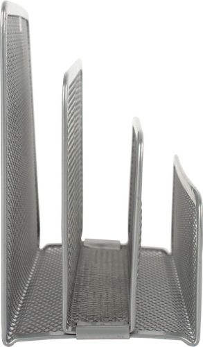 Q-CONNECT briefhouder 3 delig metaal zilver