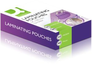 Q-CONNECT lamineeretui 2x 125 micron 54x86mm 100 stuks