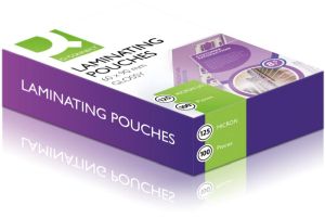 Q-CONNECT lamineeretui 2x 125 micron 60x90mm 100 stuks