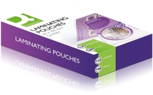 Q-CONNECT lamineeretui 2x 125 micron 65x105mm 100 stuks