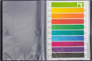 Q-CONNECT showalbum, A4, 40 tassen, zwart