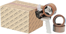 Q-CONNECT d&eacute;rouleur pour ruban d'emballage, pour rouleaux de 50 mm x 66 m