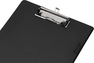 Q-CONNECT klemplaat, PP, ft A4, zwart