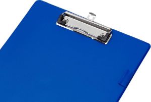 Q-CONNECT klemplaat, PP, ft A4, blauw