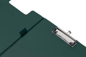 Q-CONNECT klemplaat, PP, ft A4, dubbel, groen