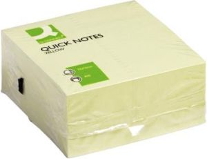 Q-CONNECT Quick Notes, ft 76 x 76 mm, 400 feuilles, jaune
