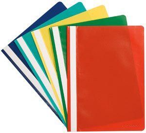 Q-CONNECT farde &agrave; devis, A4, couleurs assorties, A4, paquet de 5 pi&egrave;ces