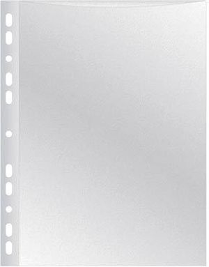 Q-CONNECT geperforeerde showtas A4 8-gaatsperforatie gekorreld 50 micron pak van 10 stuks