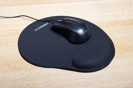 Q-CONNECT tapis souris gel avec repose-poignet, gris