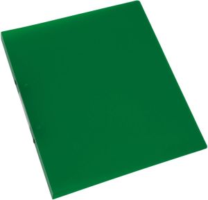 Q-CONNECT classeur &agrave; anneaux, PP, 2 anneaux, 16 mm,  vert transparent