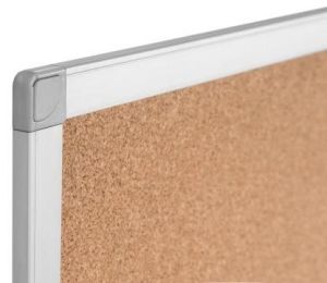 Q-CONNECT kurkbord, met aluminium frame, 60 x 45 cm