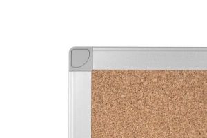 Q-CONNECT kurkbord, met aluminium frame, 60 x 45 cm