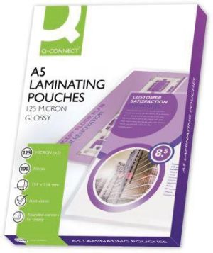 Q-Connect lamineeretui A5 2x 125 micron 