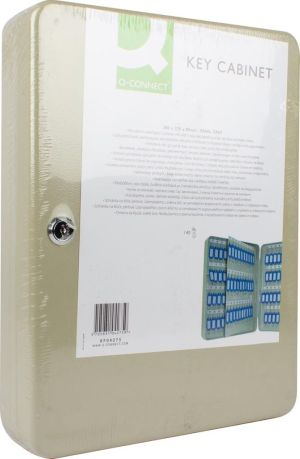 Q-CONNECT sleutelkast voor 140 sleutelhangers grijs