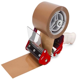 Q-CONNECT ruban d'emballage silencieux, ft 50 x 66 m, brun, paquet de 6 rouleaux