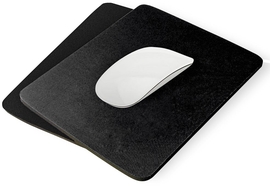 Q-CONNECT muismat, economy, ft 22 x 33 cm , zwart