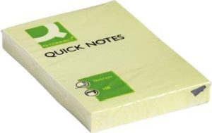 Q-CONNECT Quick Notes, ft 51 x 76 mm, 100 feuilles, jaune