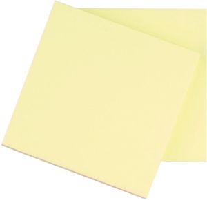 Q-CONNECT Quick Notes, ft 76 x 76 mm, 100 feuilles, jaune