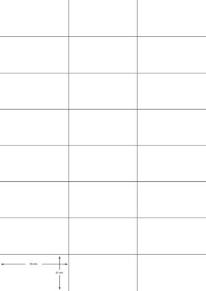 Q-CONNECT etiketten, wit, rechte hoeken, 70 x 37 mm, 100 vel, 24 etiketten per vel