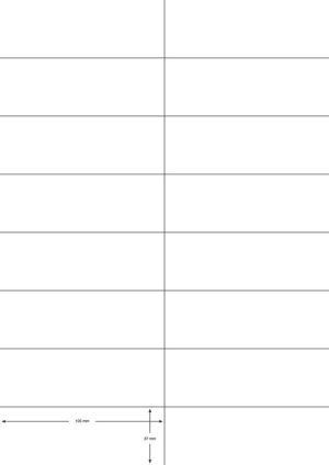 Q-CONNECT etiketten, wit, rechte hoeken, 105 x 37 mm, 100 vel, 16 etiketten per vel