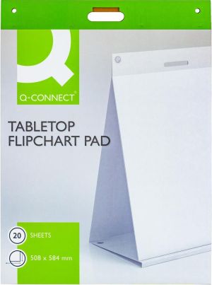 Q-CONNECT tableau de conf&eacute;rence table, autocollant, ft 508 x 584 mm, 20 feuilles