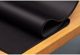 Q-CONNECT tapis de bureau et tapis de souris, ft 90 x 40 cm, noir