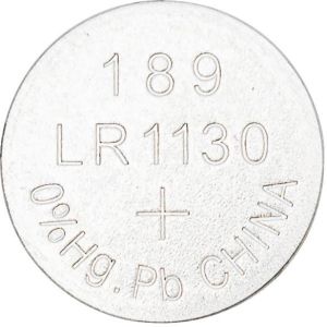 Q-CONNECT knoopcel, alkaline, LR54, blister van 10 stuks