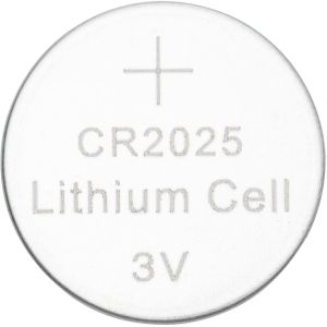 Q-CONNECT pile bouton, lithium, CR2025, blister de 4 pi&egrave;ces