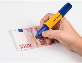 Q-CONNECT d&eacute;tecteur de faux billets, stylo, sous blister