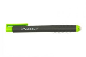 Q-CONNECT gum pen, zwart/groen