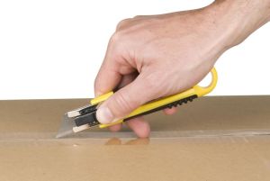 Q-CONNECT veiligheidscutter, met terugschietfunctie