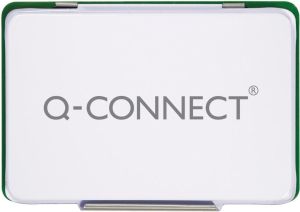 Q-CONNECT tampon encreur, ft 90 x 55 mm, vert