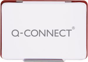 Q-CONNECT tampon encreur, ft 90 x 55 mm, rouge