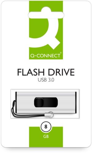 Q-CONNECT cl&eacute; USB 3.0, argent, 8 Go