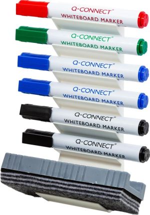 Q-CONNECT accessoirehouder voor whiteboard, incl markers en wisser